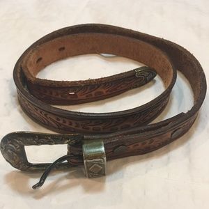 Leather belt 27 1/4” x 3/4”